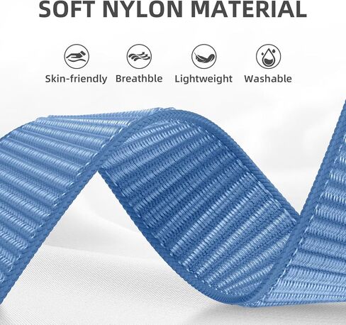 أحزمة WJK من النايلون المنفرد متوافقة مع ساعة Apple 38 مم 40 مم 41 مم 42 مم 44 مم 45 مم 46 مم 49 مم للنساء والرجال، حزام مطاطي متوافق مع سلسلة ساعات Apple 10 9 8 7 6 5 4 3 2 1 Ultra 2 in Kuwait