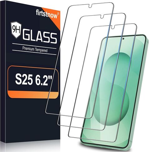 3 Pack Glass Screen Protector for Samsung Galaxy S24 [6.2 inch] + 3 Pack Camera Lens Protector, 9H Tempered Glass, Fingerprint Unlock, HD Clear Case Friendly Anti-Scratch in Saudi Arabia