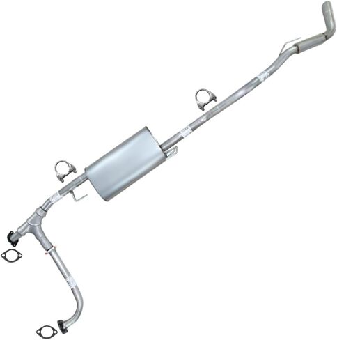 Exhaust Resonator Muffler Tail Pipe Exhaust Kit Compatible for 2009-2012 Suzuki Equator 4.0L | Stainless Steel | Northeastern Exhaust | Free Gaskets and Clamps Included | Direct-Fit in Saudi Arabia