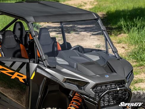 SuperATV Polaris RZR XP 1000 زجاج أمامي كامل | مقاومة للخدش | واضح (بدون صبغة) | 2024+ in Saudi Arabia