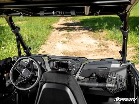 SuperATV Polaris RZR XP 1000 زجاج أمامي كامل | مقاومة للخدش | واضح (بدون صبغة) | 2024+ in Saudi Arabia