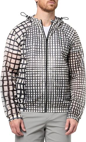 Lacoste mens Sport Lightweight Crocodile Print Sport Jacket in Saudi Arabia