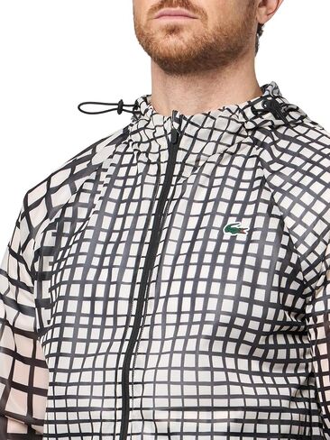 Lacoste mens Sport Lightweight Crocodile Print Sport Jacket in Saudi Arabia