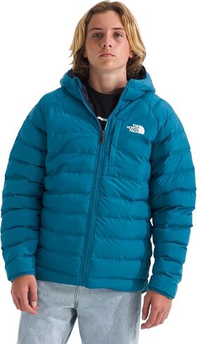 THE NORTH FACE Boys Reversible Perrito Hooded Jacket | Waterproof Winter Puffer Coat, Lightweight Outerwear for Travel in Saudi Arabia