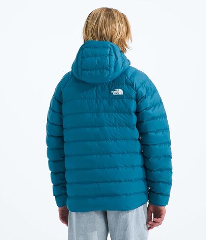 THE NORTH FACE Boys Reversible Perrito Hooded Jacket | Waterproof Winter Puffer Coat, Lightweight Outerwear for Travel in Saudi Arabia