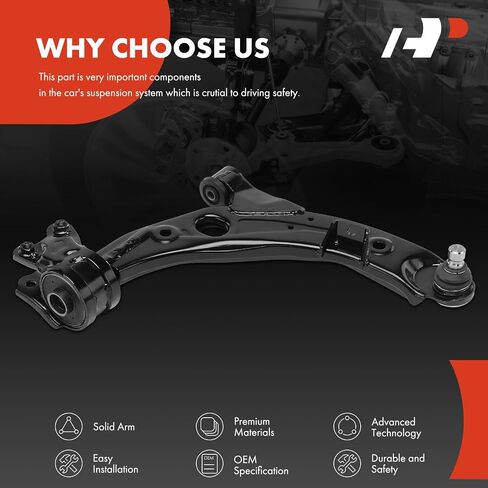 A-Premium Front Right Lower Control Arm, with Ball Joint & Bushing, Compatible with Mazda CX-9 CX9 2007-2015 in Saudi Arabia