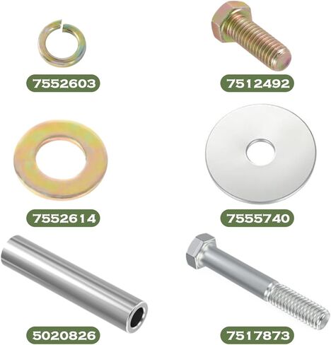 مجموعة عمود جلبة A-Arm الخلفية الممتازة لـ Polaris Sportsman 400/450/600/700 2003‑2007 - OEM Fit 5020826 5434548 5434551 5133806 5434550 - ترقية نظام التعليق الثقيل من الحديد والمطاط in Kuwait