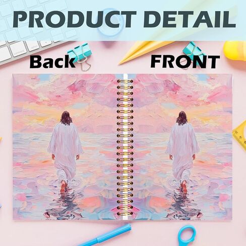 yhtrg كل شيء هو دفتر ملاحظات حلزوني ملهمة ، ومجلة محفوظة للمجلة ، والمجلات الإيجابية للكتابة ، دفتر ملاحظات لتلقي الملاحظات ، 5.5 × 8.3 بوصة in Kuwait