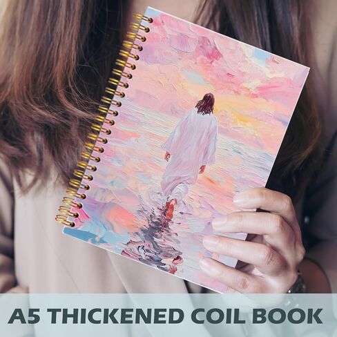 yhtrg كل شيء هو دفتر ملاحظات حلزوني ملهمة ، ومجلة محفوظة للمجلة ، والمجلات الإيجابية للكتابة ، دفتر ملاحظات لتلقي الملاحظات ، 5.5 × 8.3 بوصة in Kuwait