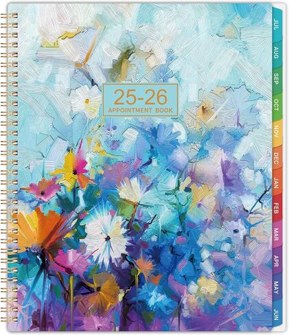 2025-2026 Planner-المخطط الأكاديمي 2025-2026 ، يوليو 2025-يونيو 2026 ، 9 "× 11" أسبوعيًا وشهريًا مع علامات تبويب ، ملزمة مزدوجة ، عطلات ، جيب الخلفي in Kuwait