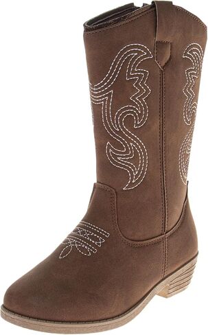 Glitter Cowboy Boots - Mid Calf Western Shoes (Little Kid - Big Kid) in Kuwait