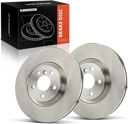 A-Premium 12.99 inch (330 mm) Front Vented Disc Brake Rotors Compatible with Select Mini and BMW Models - Cooper Countryman 2017-2019, X1 2016-2022, X2 2018-2021, 2-PC Set in Saudi Arabia
