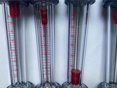 BSPP/G Connector LZS-15 Plastic Tube Liquid Rotameter Flow Measuring Instruments DN15 Water Testing Meter Tube 202mm(6-60L) in Saudi Arabia