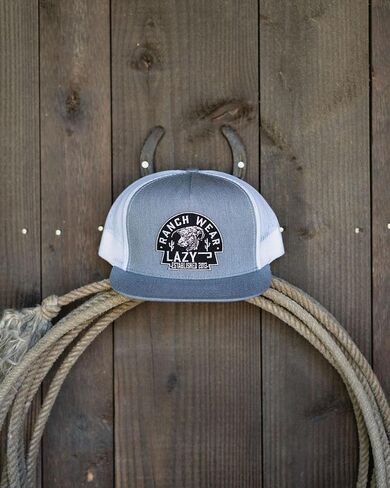 Lazy J Ranch Arrowhead Classic Five Panel Trucker Hat - Adjustable Unisex Country Hats, Vintage Trucker Hat in Saudi Arabia