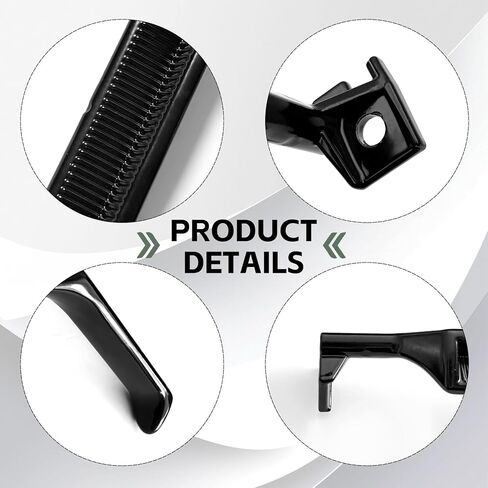 Interior Metal Door Handles, Front Rear Left Driver & Passenger Side Compatible with 1987-1996 F0rd Bronco F150 F250 F350 F53 F59 F800, Replace# E7TZ-1522600-A, E7TZ-1522601-A, 77177, 77178 in Saudi Arabia