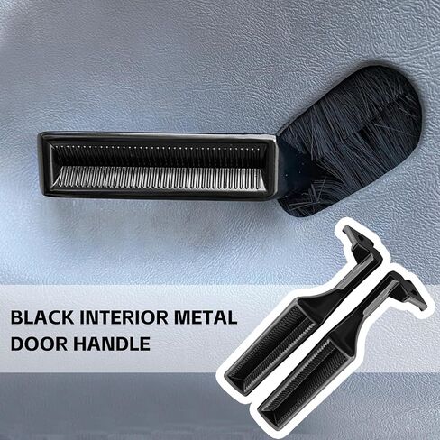 Interior Metal Door Handles, Front Rear Left Driver & Passenger Side Compatible with 1987-1996 F0rd Bronco F150 F250 F350 F53 F59 F800, Replace# E7TZ-1522600-A, E7TZ-1522601-A, 77177, 77178 in Saudi Arabia
