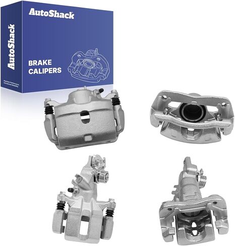 AutoShack Front & Rear Brake Calipers | Replacement for 2003-2007 Honda Accord | 4-PC in Saudi Arabia