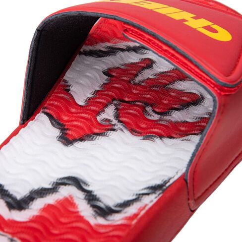 FOCO Atlanta Falcons NFL Mens Team Stripe Gel Slide - S in Saudi Arabia