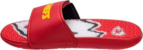 FOCO Atlanta Falcons NFL Mens Team Stripe Gel Slide - S in Saudi Arabia