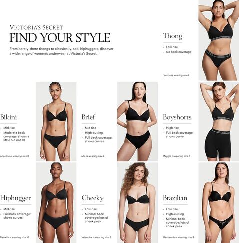 Victoria's Secret Fashion Show '24 Women's Logo Cotton Shine Patch Thong Panty (XS-L) in Saudi Arabia