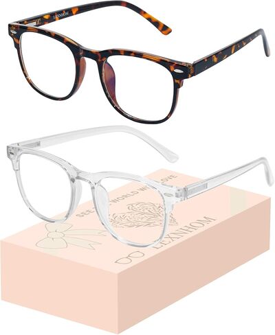 Square Blue Light Glasses for Woman, Lightweight Blue Light Blocking Glasses for Computer,Eye Strain,UV Protection in Saudi Arabia