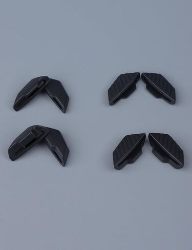 4 أزواج من وسادات الأنف المصنوعة من السيليكون فائقة النعومة من أجل أوكلي ميرسيناري OO9424، طقم بديل لنظارات الأنف المضادة للانزلاق باللون الأسود in Kuwait