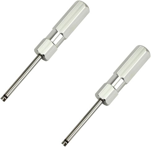 Valve Core Removal Tool, 4.3" Heavy Duty No Scratch Long Tire Valve Stem Removal Installer Tool, Universal Screwdriver Car Tire Repair Stem Puller for Schrader Cores (1PC) in Saudi Arabia