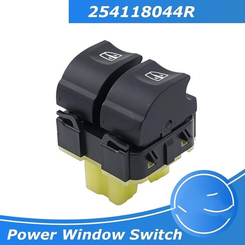 254118044R 25411-8044R 254117873R Car Front Right Electric Window Switch Double Lifter Button for Renault Clio 4 IV(254118722R) in Saudi Arabia
