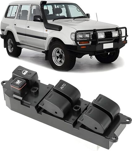 84820-35020 لسيارة Land Cruiser 80 1990-1998، زر الركاب لمفتاح التحكم في النافذة الرئيسية للسائق الأيمن 8482035020 (السائق الأيمن 1auto) in Kuwait