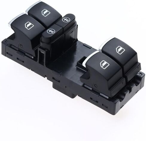 Red/White Light Front Driver Side Power Window Switch 7P6959857 for VW Touran Sharan 2011-2016 Touareg Seat Alhambra 2011-2016(Beige) in Saudi Arabia