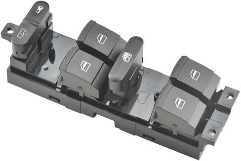 1J4959857A Master Power Window Switch for VW Golf MK4 Bora Seat Skoda Octavia MK1 Fabia 1J4 959 857A 1J4 959 857 A Red Light(Window Logo) in Saudi Arabia