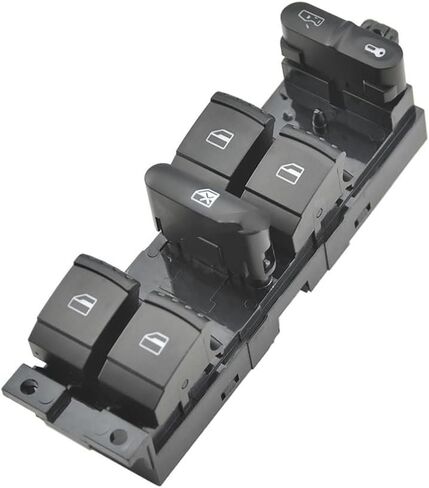 1J4959857A Master Power Window Switch for VW Golf MK4 Bora Seat Skoda Octavia MK1 Fabia 1J4 959 857A 1J4 959 857 A Red Light(Window Logo) in Saudi Arabia