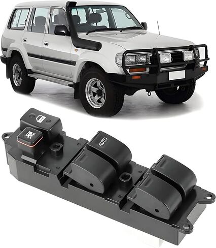 84820-35020 for Land Cruiser 80 1990-1998,Right Driver Power Master Window Control Switch Passenger Button 8482035020(Right Driver 1auto) in Saudi Arabia