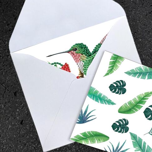 JISHSHAY 6 PCS Diamond Art Cards Diamond Painting Cards Diamond Art Greeting Cards Diamond Painting Greeting Cards Diamond Painting Birthday Cards with Envelopes for Holiday Birthday Eagle in Kuwait