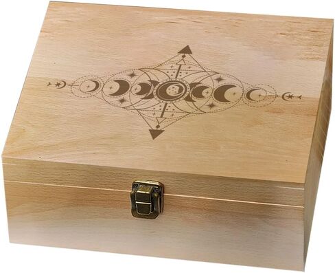 arricraft 1 Pc Wooden Memory Keepsake Box, Fluttering Butterflies Memory Box with Hinged Lids Keepsake Chest for Souvenirs Picture Letter Storage 9.6x7.6x4inch(24.5x19.5x10.3cm) in Saudi Arabia
