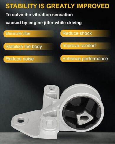 OCPTY Engine Motor Mount Compatible for Chrysler Town & Country Dodge Caravan 3.3L 2001-2007 # A2928 (1PC) in Saudi Arabia