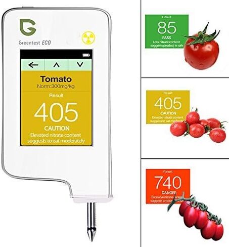 Greentest, High Accuracy Food Detector, Nitrate Tester for Fruit and Vegetable (Version 2, White, 1) in Saudi Arabia