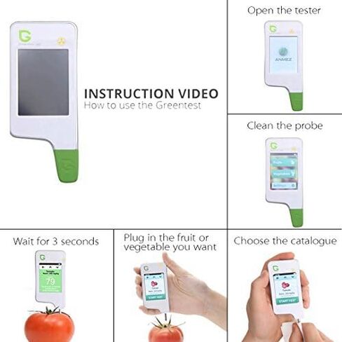 Greentest, High Accuracy Food Detector, Nitrate Tester for Fruit and Vegetable (Version 2, White, 1) in Saudi Arabia