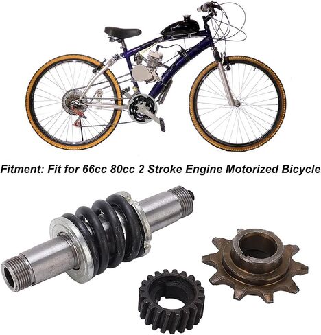 Gear&Drive Sprocket, Clutch Shaft Drive Sprocket Push Bike Gear Kit for 2 Stroke Engine Motorized in Saudi Arabia