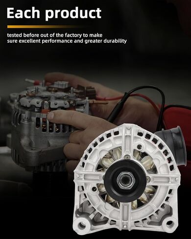 OCPTY Alternator Fit for BMW 320i 2001-2005,for 330i 2001-2005,for 330xi 2001-2006,for 525i 2001-2003, 2.8L/2.5L/3.0L l6,12V 120 Amp Automotive Replacement Alternators #13882 SG12B029 in Saudi Arabia