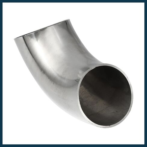 90 Degree Mandrel Bend Elbow Tube OD 1.75" Inch 304 Stainless Steel Reusable | Exhaust Elbow Pipe Stair Handrail Tube 2 Pcs in Saudi Arabia