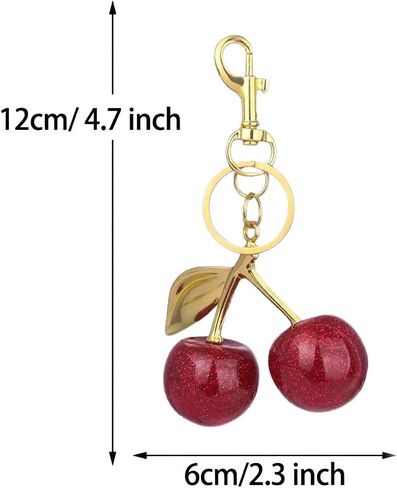 Cute Strawberry Keychain for Women,Kawaii Bag Charm with Daisy,Purse Accessories for Girls Backpack,Car Keys,Bag in Saudi Arabia