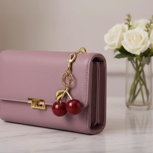 Cute Strawberry Keychain for Women,Kawaii Bag Charm with Daisy,Purse Accessories for Girls Backpack,Car Keys,Bag in Saudi Arabia