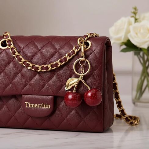 Cute Strawberry Keychain for Women,Kawaii Bag Charm with Daisy,Purse Accessories for Girls Backpack,Car Keys,Bag in Saudi Arabia
