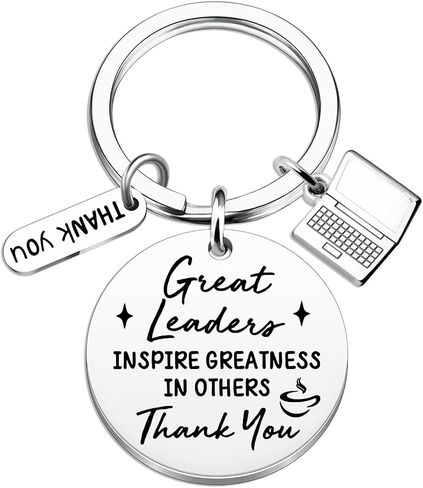 Boss Day Gifts for Women Men Thank You Keychain Leaders Appreciation Gifts for Bosses Leader Supervisor Manager Mentor Administrator Birthday Christmas Retirement Going Away Gift in Saudi Arabia