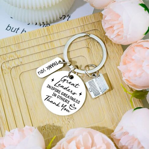 Boss Day Gifts for Women Men Thank You Keychain Leaders Appreciation Gifts for Bosses Leader Supervisor Manager Mentor Administrator Birthday Christmas Retirement Going Away Gift in Saudi Arabia