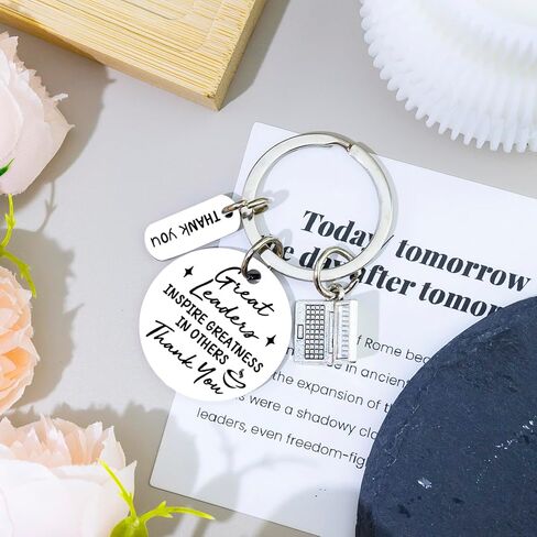 Boss Day Gifts for Women Men Thank You Keychain Leaders Appreciation Gifts for Bosses Leader Supervisor Manager Mentor Administrator Birthday Christmas Retirement Going Away Gift in Saudi Arabia
