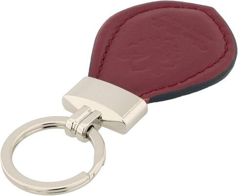 Italian Genuine Leather Keychain - Black in Kuwait