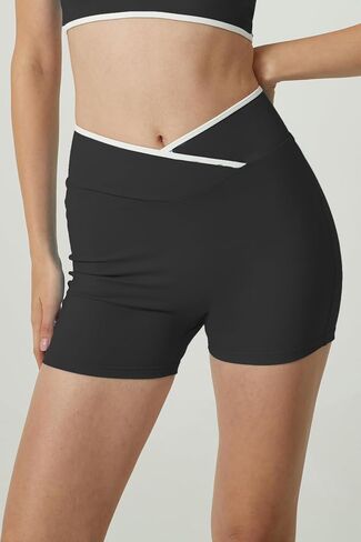 Women's High Waisted Compression Shorts for Running, Gym Stretchy Workout Shorts, Quick Dry Fitness Activewear in Saudi Arabia
