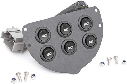 Rough Country 6 Button Multiple Light Controller for 1997-2001 Jeep XJ - 70954 , Black in Saudi Arabia
